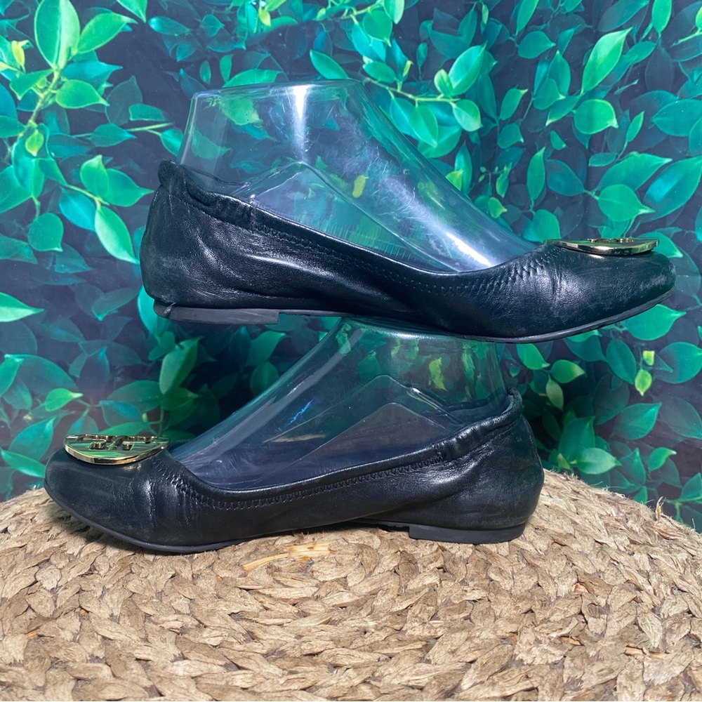 Tory Burch black Leather flats - Picture 6 of 7